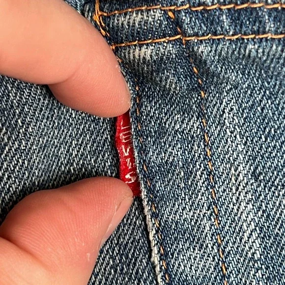 Levis LVC 701 Jeans Womens 30 (29x32 Actual) Blue Denim Big E Selvedge 50s - Picture 4 of 16